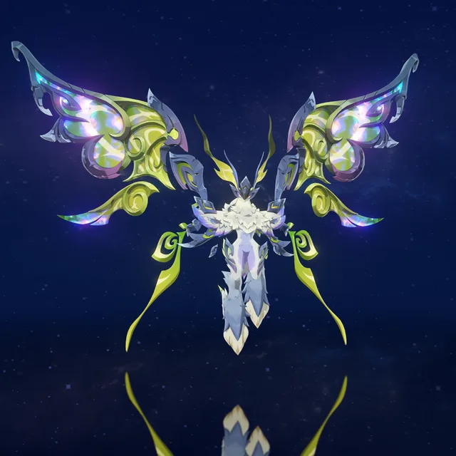 集光の幻月蝶
