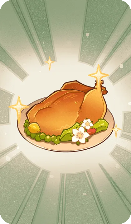 鳥肉のスイートフラワー漬け焼き