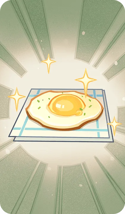 テイワット風目玉焼き